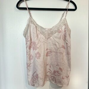 Love Pink Floral Lace Chemise